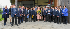 Royalty visits Salesian School, Chertsey