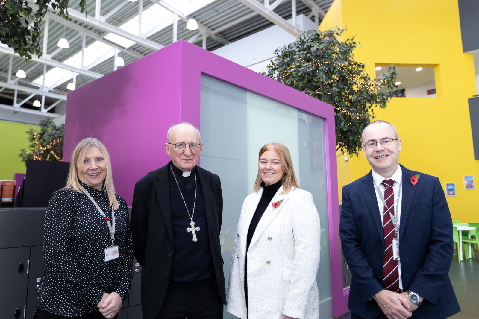 Bishop Tom Williams blesses school support centre for students with mental health needs
