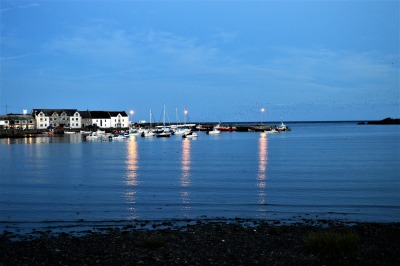 Greetings Card: Isle of Whithorn Harbour Scene