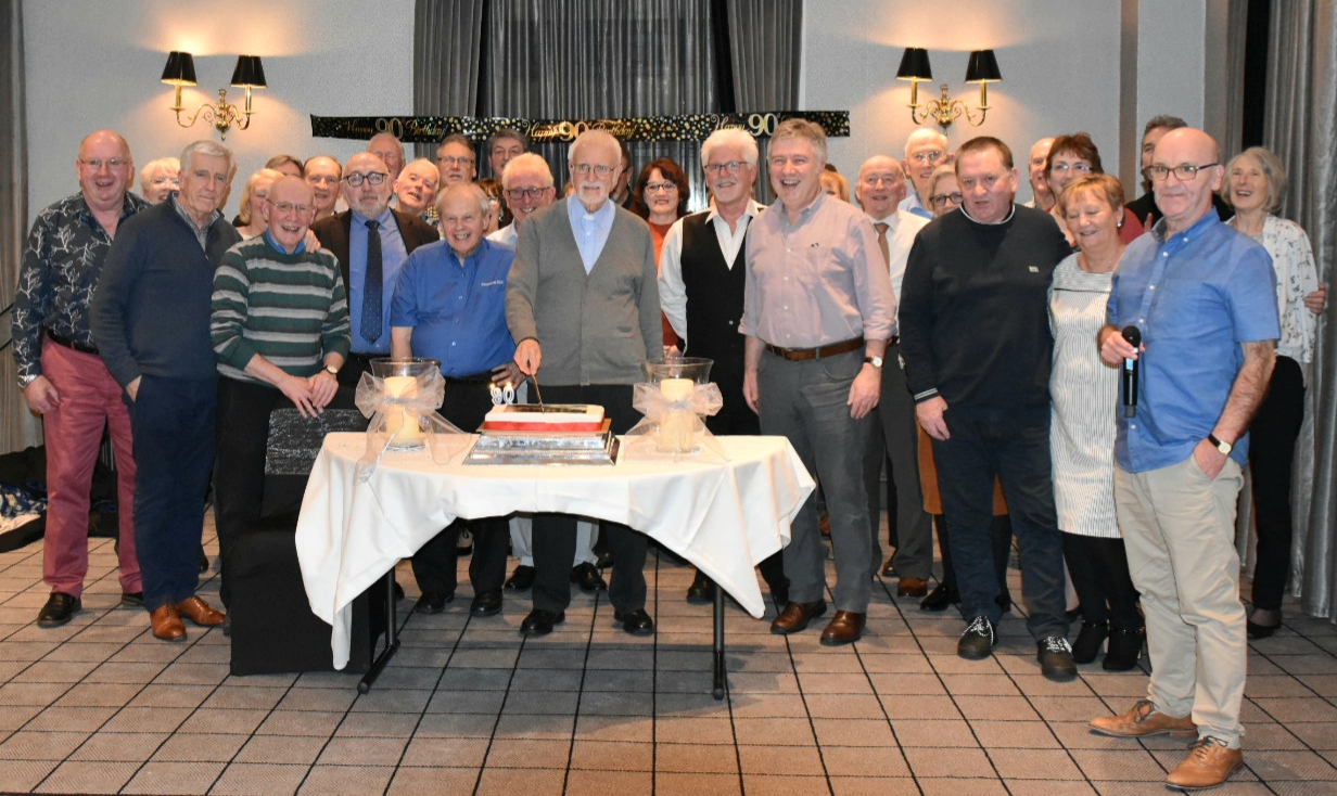 Shrigley Old Boys mark 90th birthdays in Scotland
