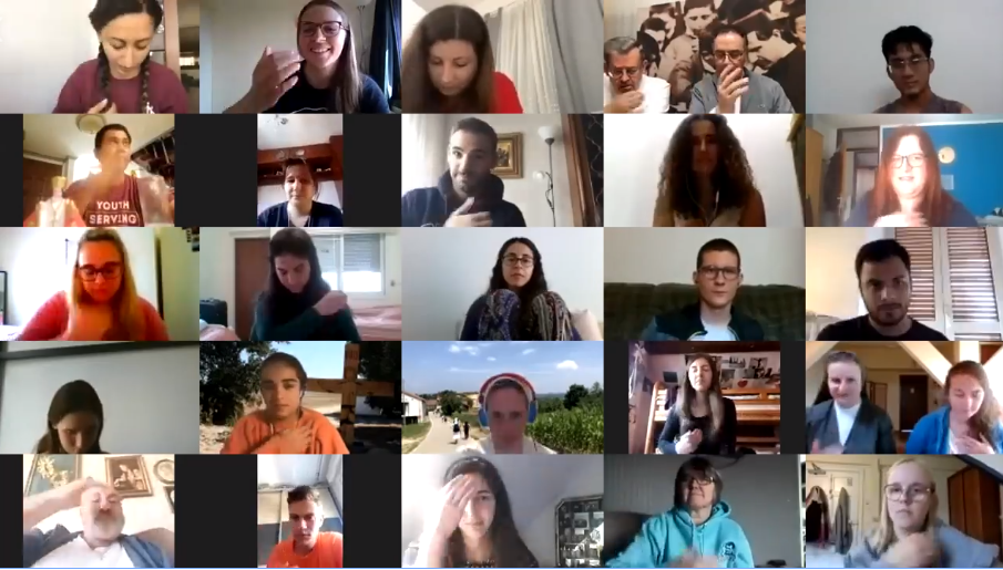 Online Retreat attended by young people across the world