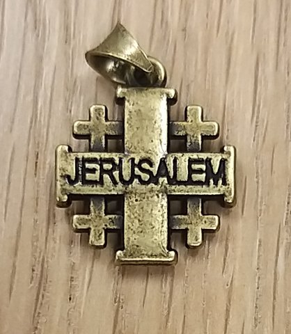 Jerusalem Cross (brass)