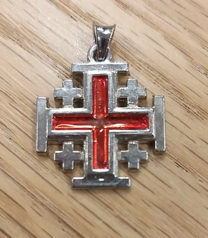 Jerusalem Cross (red)