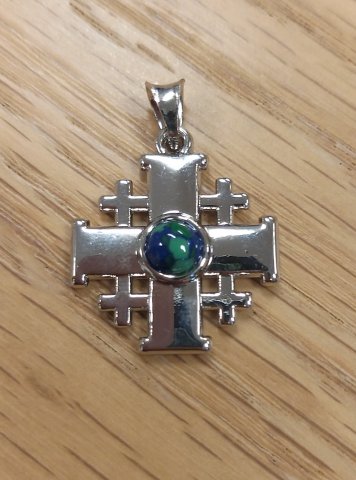 Jerusalem Cross with jewel