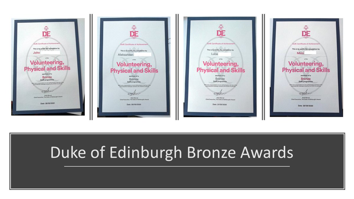 Salesian students' Duke of Edinburgh Award achievements