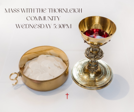Wednesday Mass with the Thornleigh Community